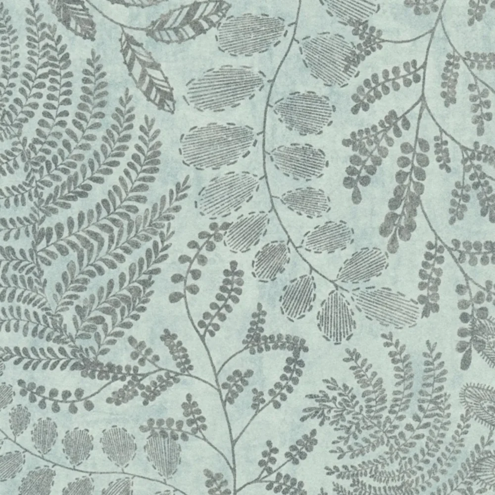 Battle Of Style Collection Wallpaper By AS Creation - X2 Mint Green And Silver